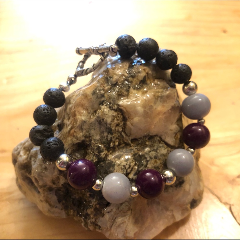 Homemade high quality Lava Stone diffuser Bracelet